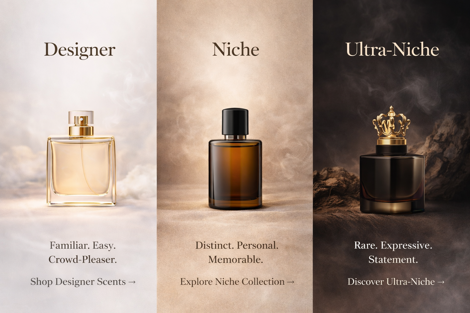 Designer, Niche, or Ultra Niche? How to Choose the Right Perfume Type